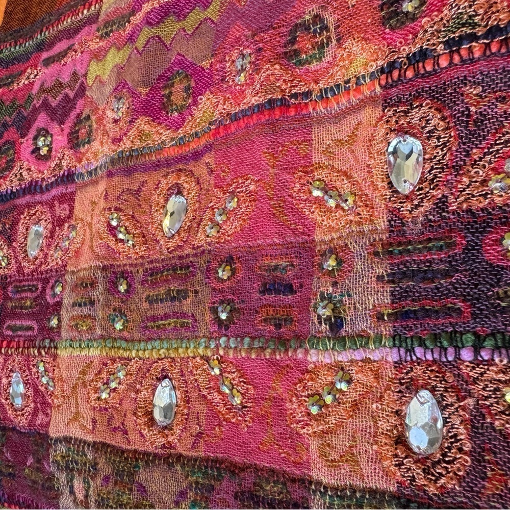 FRANGI Oversized Scarf 100% Wool - Picture 8 of 8